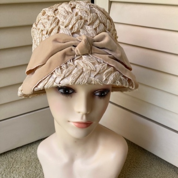 1950's Spring Summer Cloche Hat - Picture 4 of 13